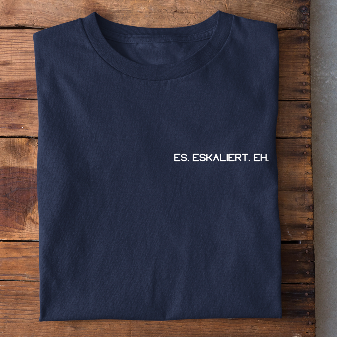 ES. ESKALIERT. EH. - Herren Bio-Baumwolle T-Shirt