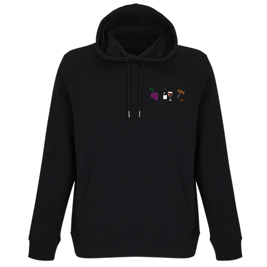 Weinliebhaber - Unisex Bio Hoodie