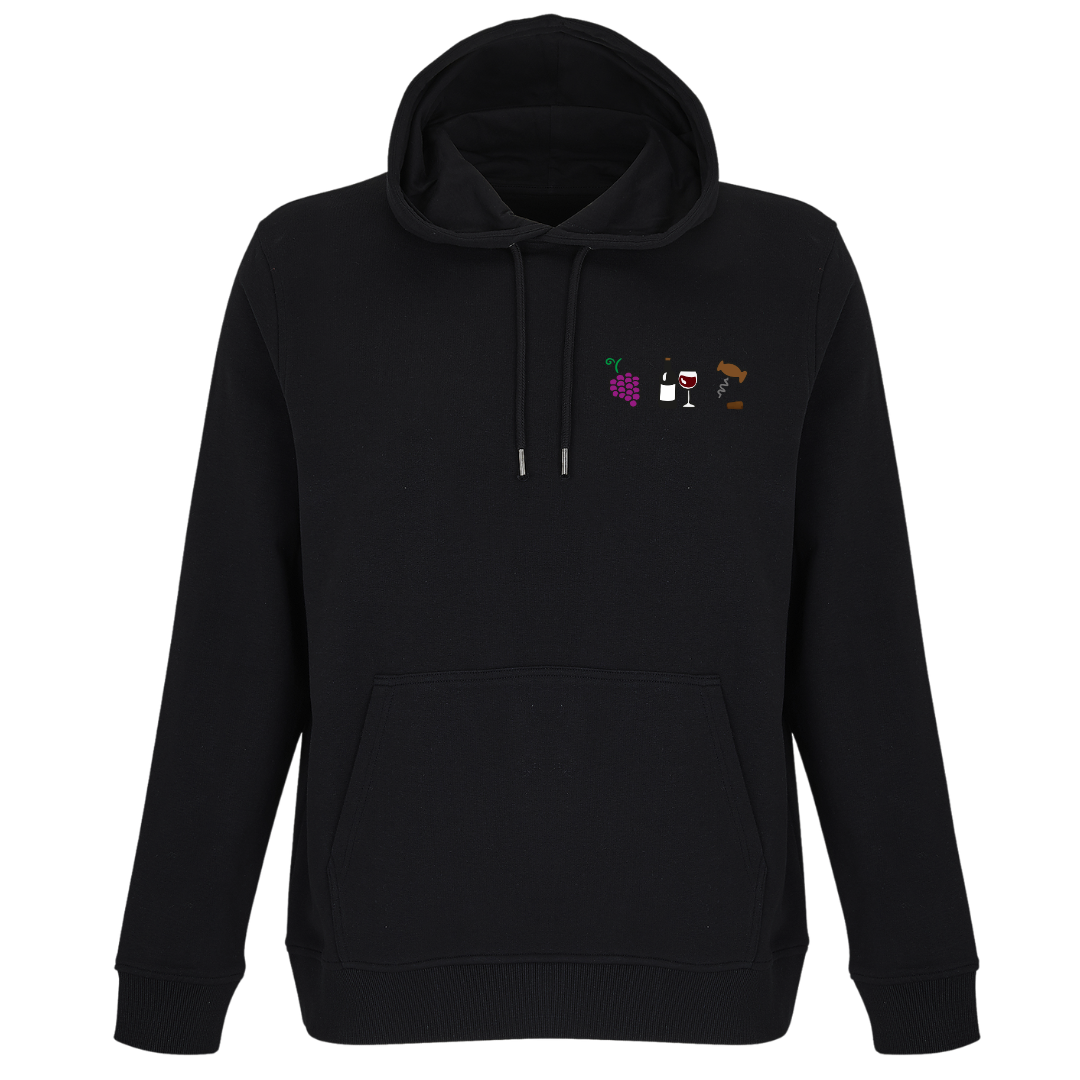 Weinliebhaber - Unisex Bio Hoodie