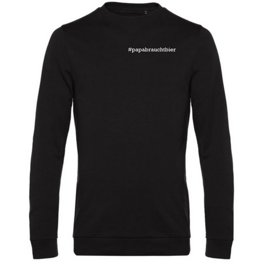 #papabrauchtbier - Herren Sweatshirt