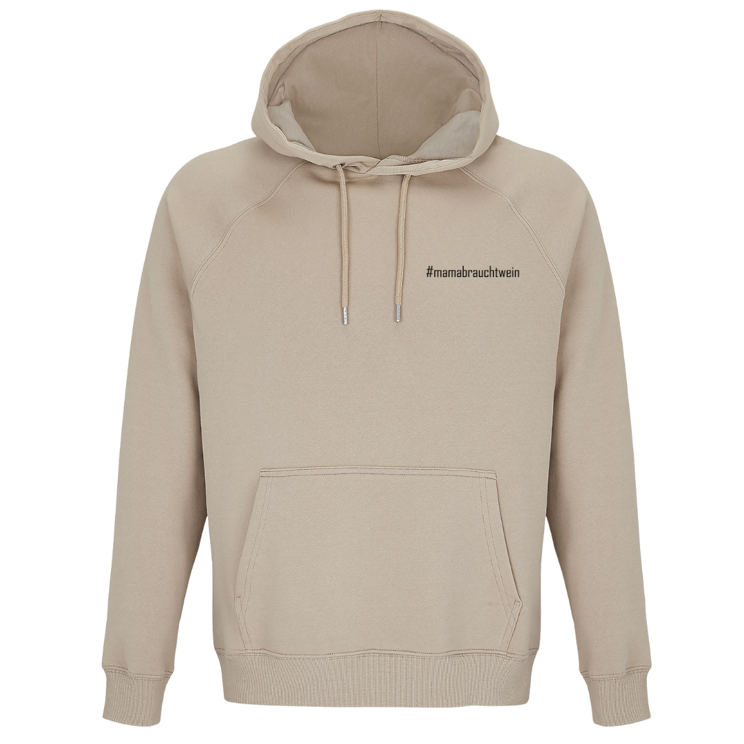 #mamabrauchtwein - Unisex Bio Hoodie