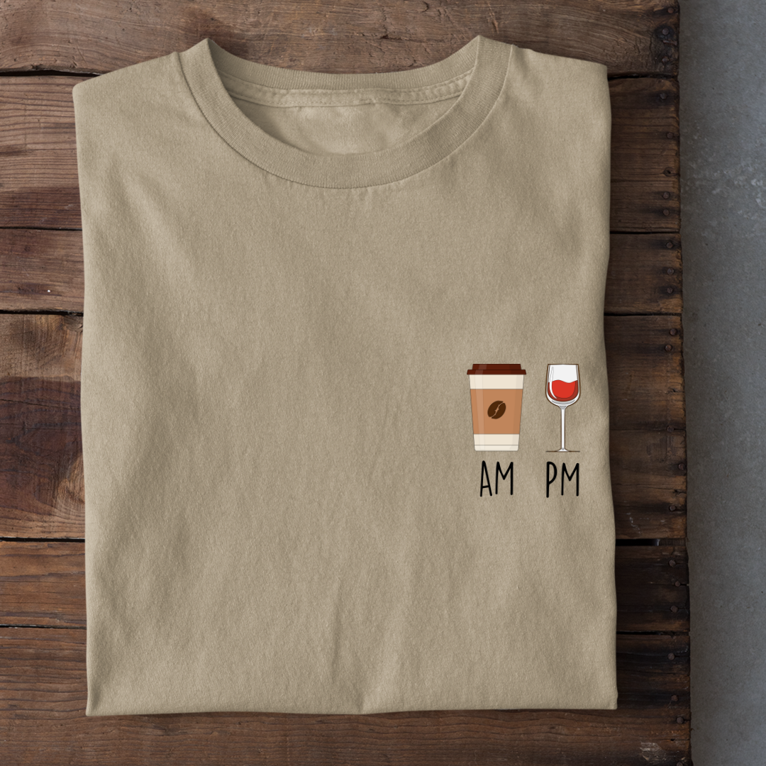 AM PM - Herren Bio-Baumwolle T-Shirt