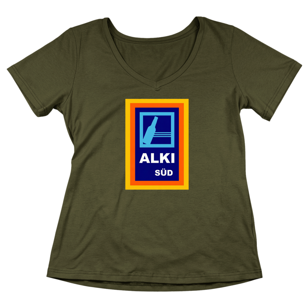Alki Süd - V-Ausschnitt Damenshirt