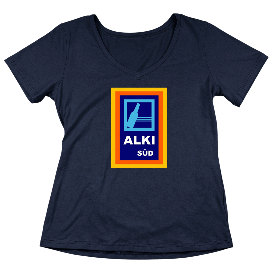 Alki Süd - V-Ausschnitt Damenshirt