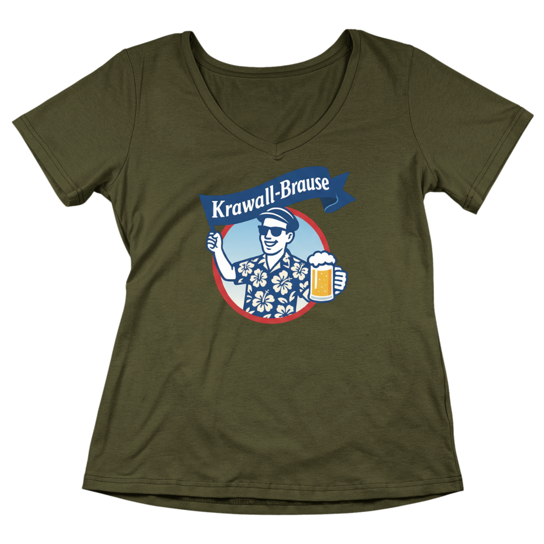 Krawall Brause - V-Ausschnitt Damenshirt