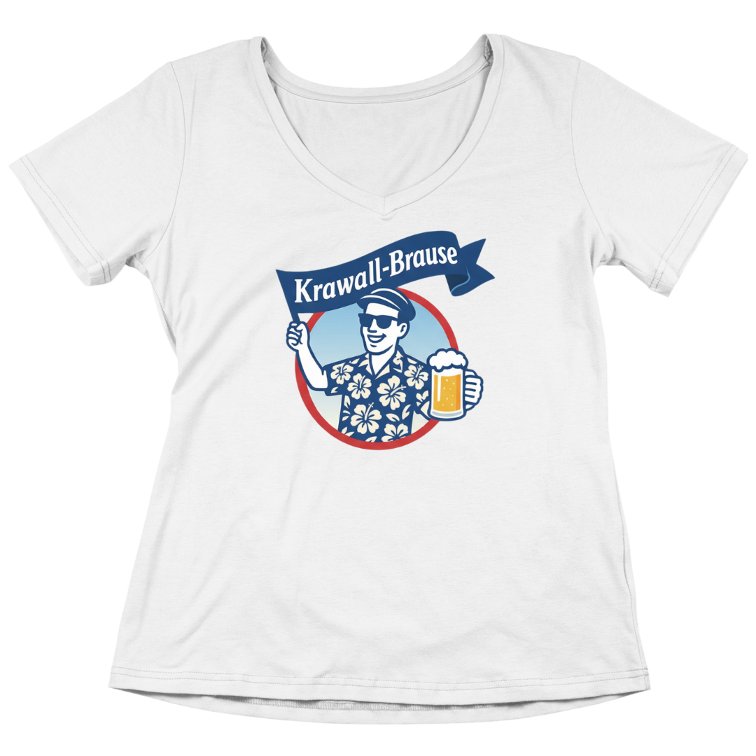 Krawall Brause - V-Ausschnitt Damenshirt