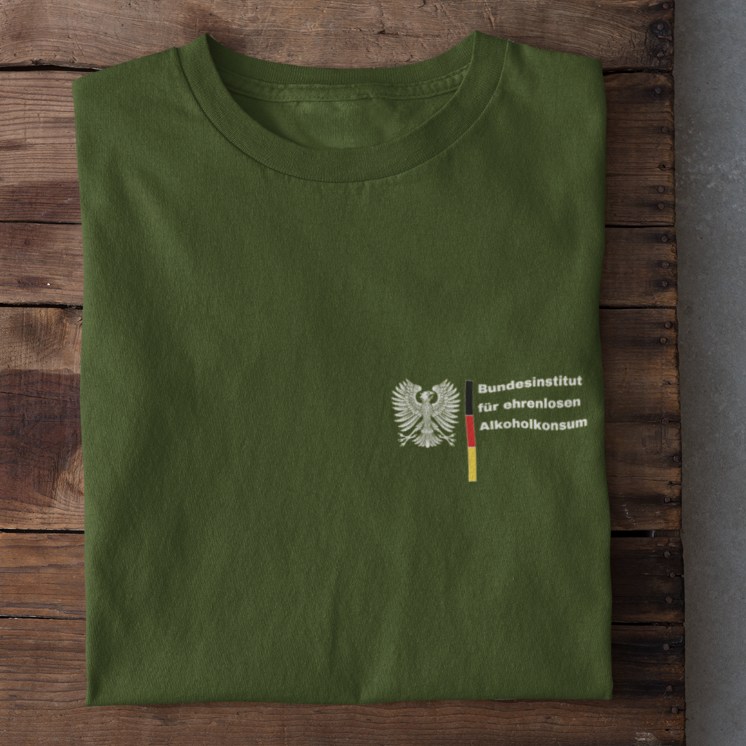 Bundesinstitut für ehrenlosen Alkoholkonsum - Herren Bio-Baumwolle T-Shirt