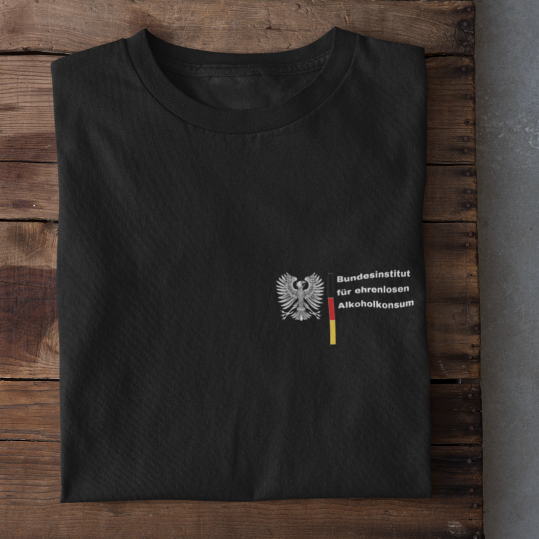 Bundesinstitut für ehrenlosen Alkoholkonsum - Herren Bio-Baumwolle T-Shirt