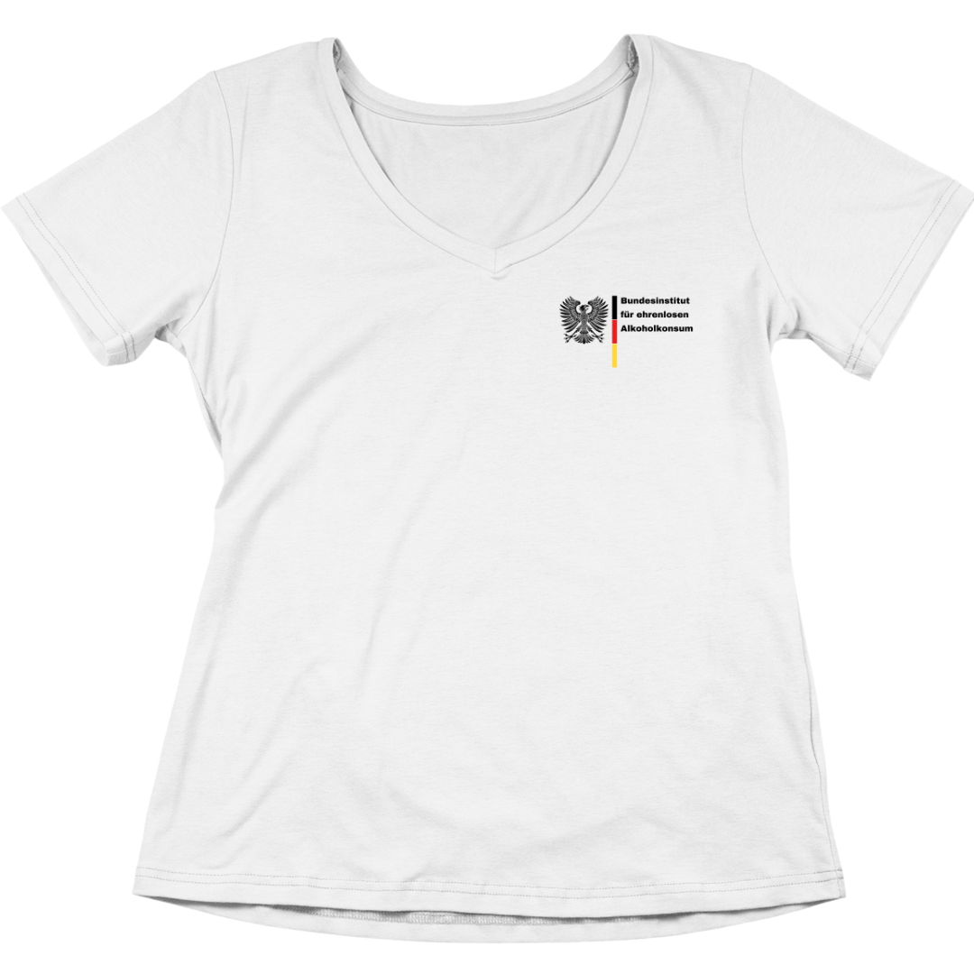 Bundesinstitut für ehrenlosen Alkoholkonsum - V-Ausschnitt Damenshirt