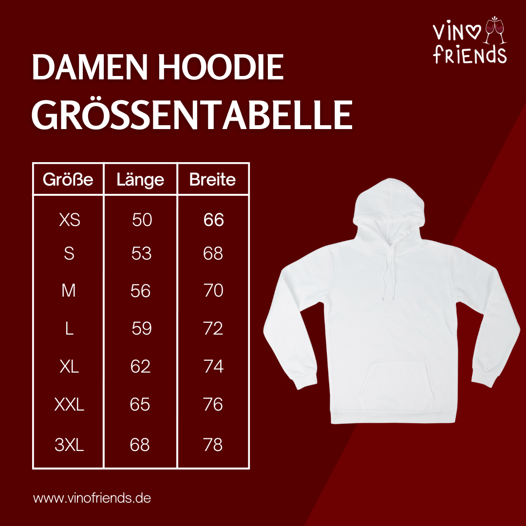 Zu Vino sag ich nie no - Damen Hoodie