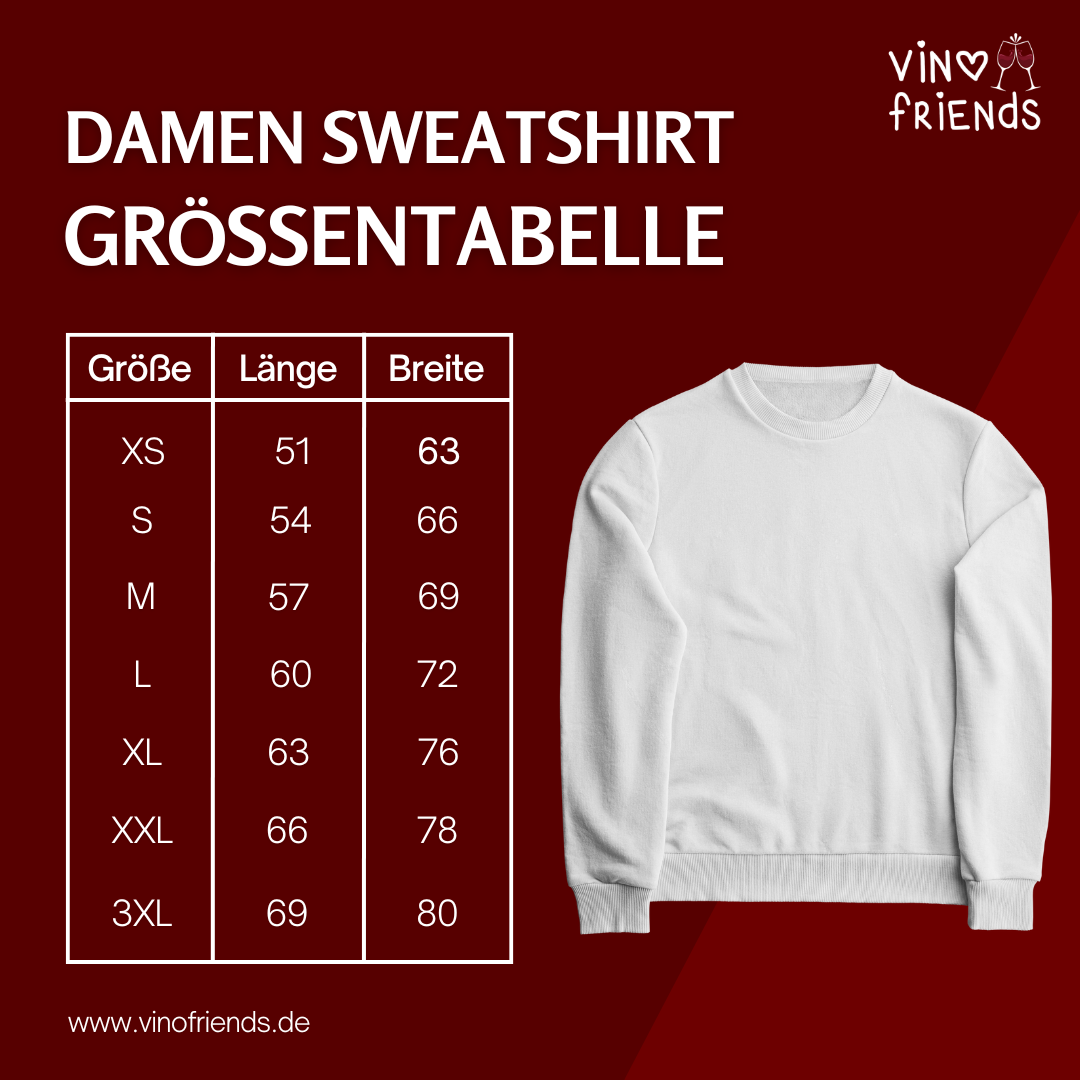 "WINELOVER" - Damen Sweatshirt