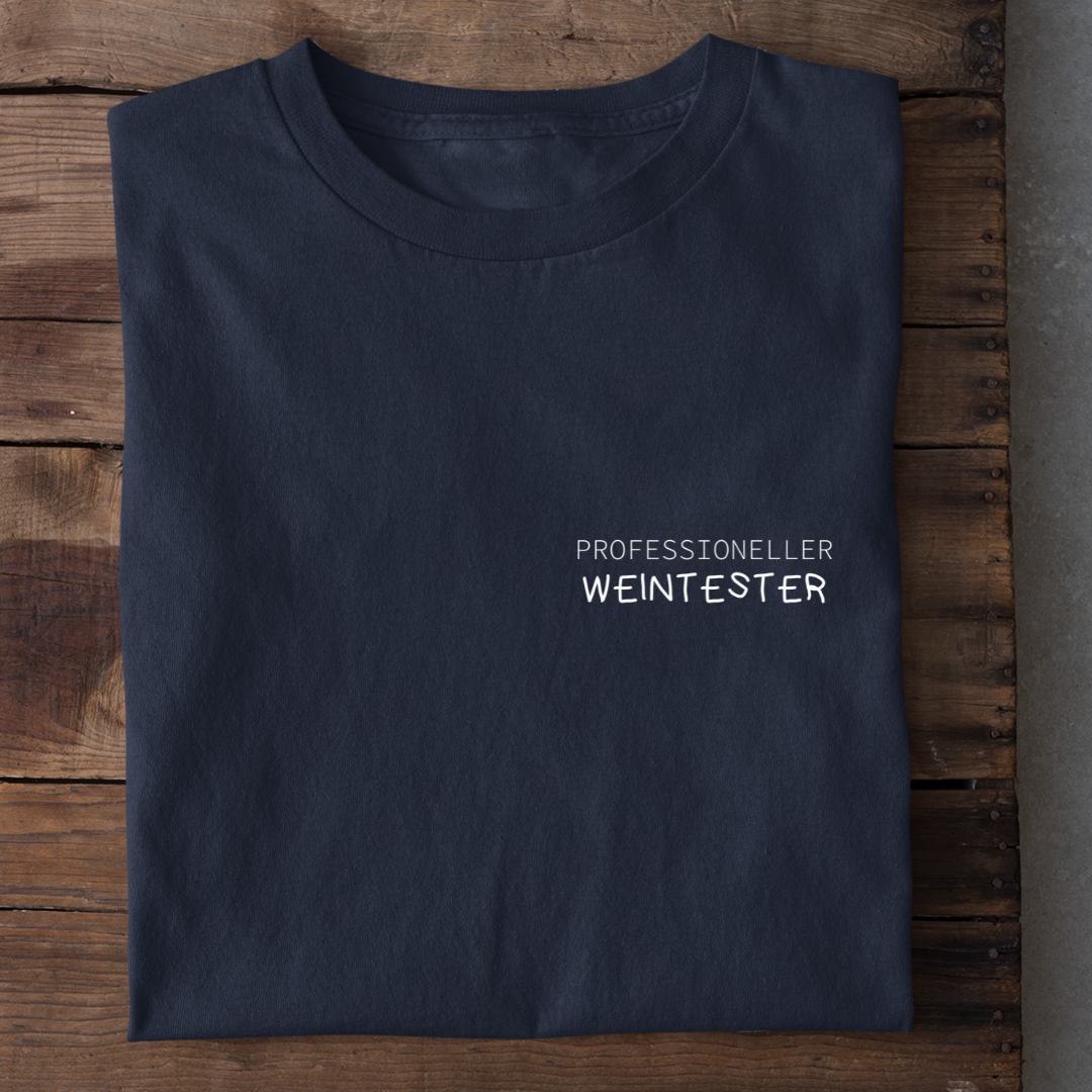 Professioneller Weintester - Herrenshirt