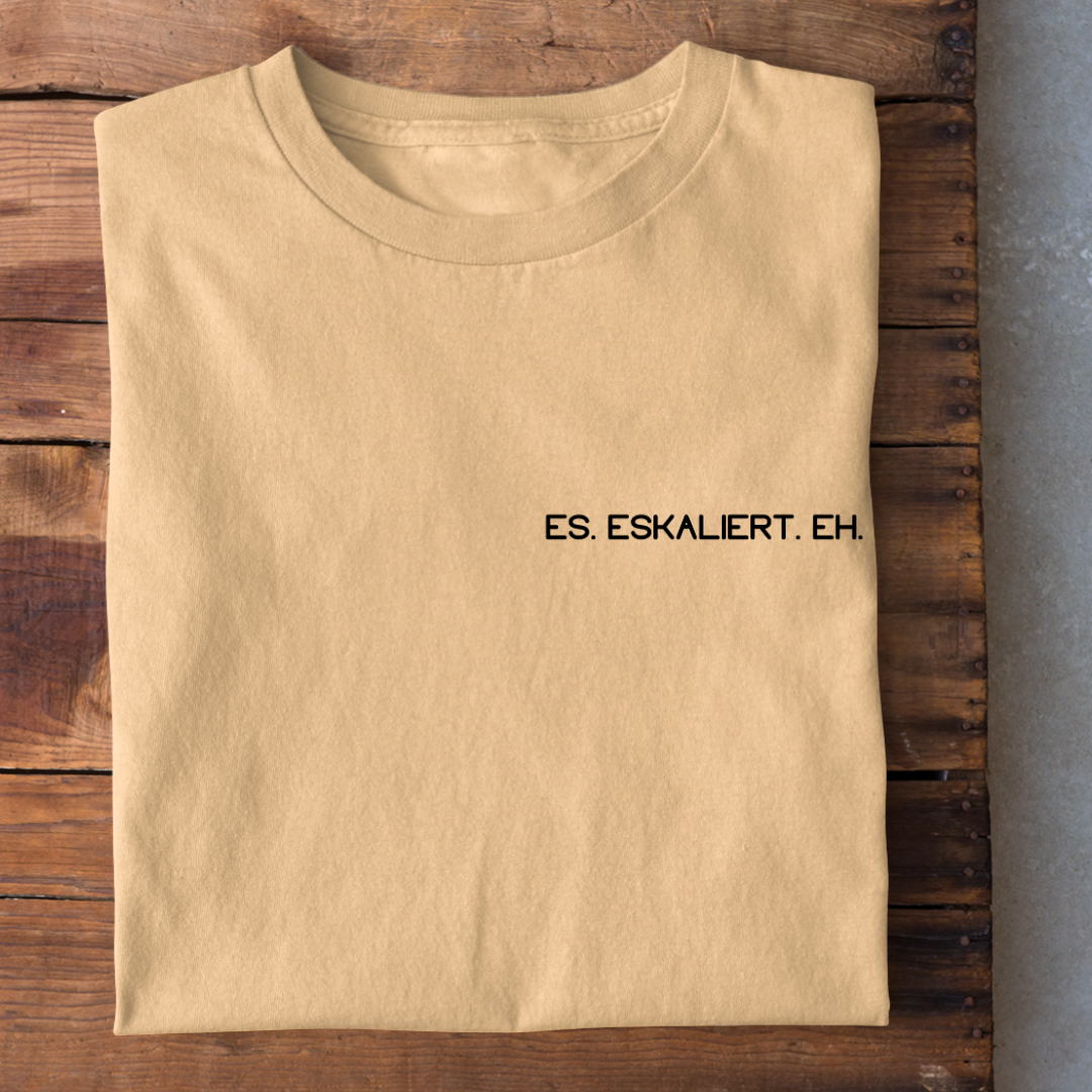 % SALE% - ES. ESKALIERT. EH. - Herrenshirt Natural Tan