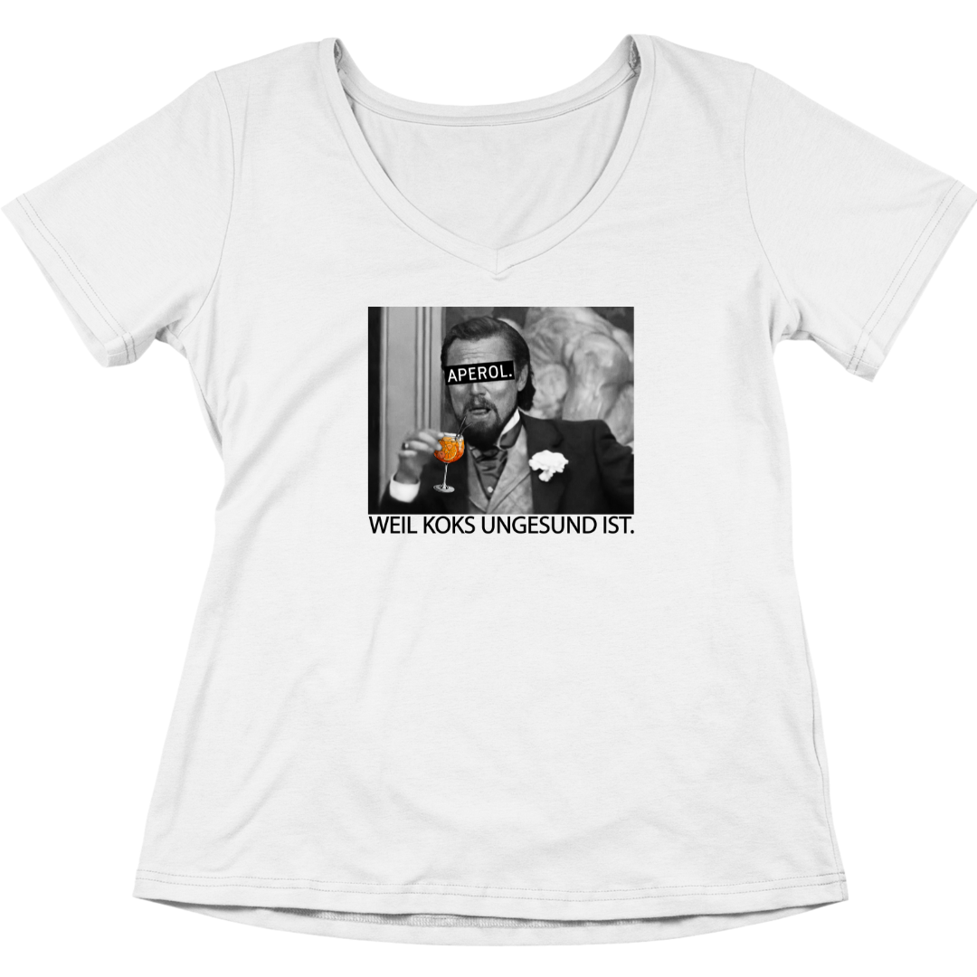 Aperol DiCaprio - V-Ausschnitt Damenshirt