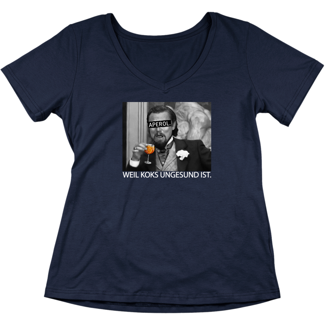 Aperol DiCaprio - V-Ausschnitt Damenshirt