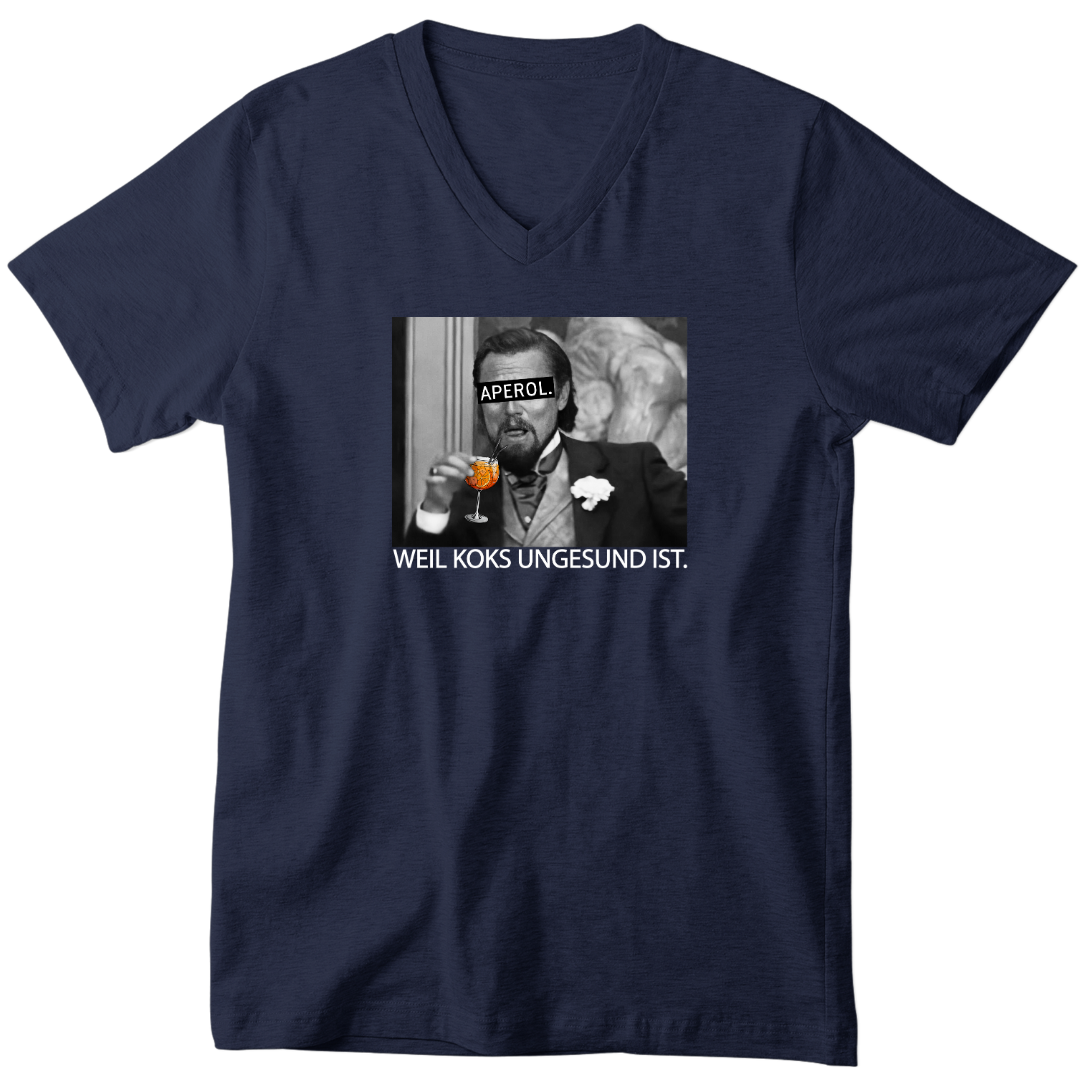 Aperol DiCaprio - V-Ausschnitt Herrenshirt