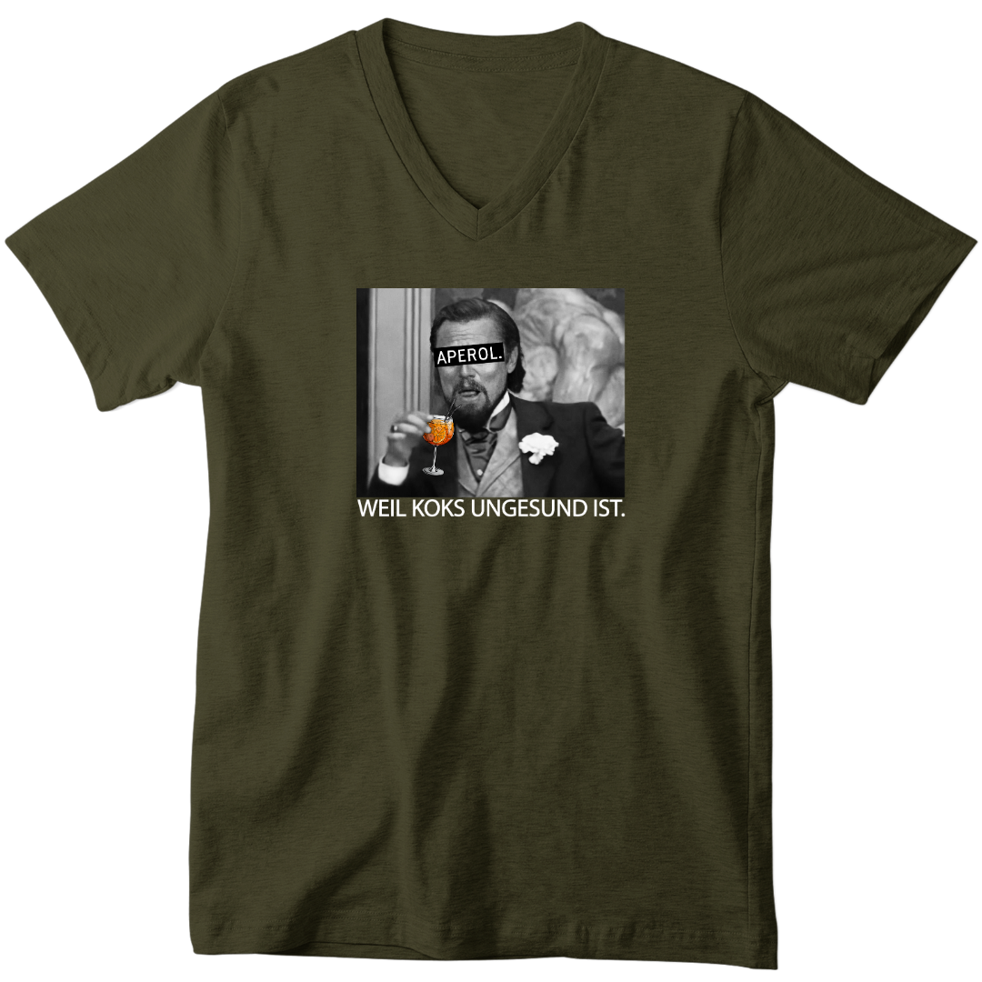 Aperol DiCaprio - V-Ausschnitt Herrenshirt