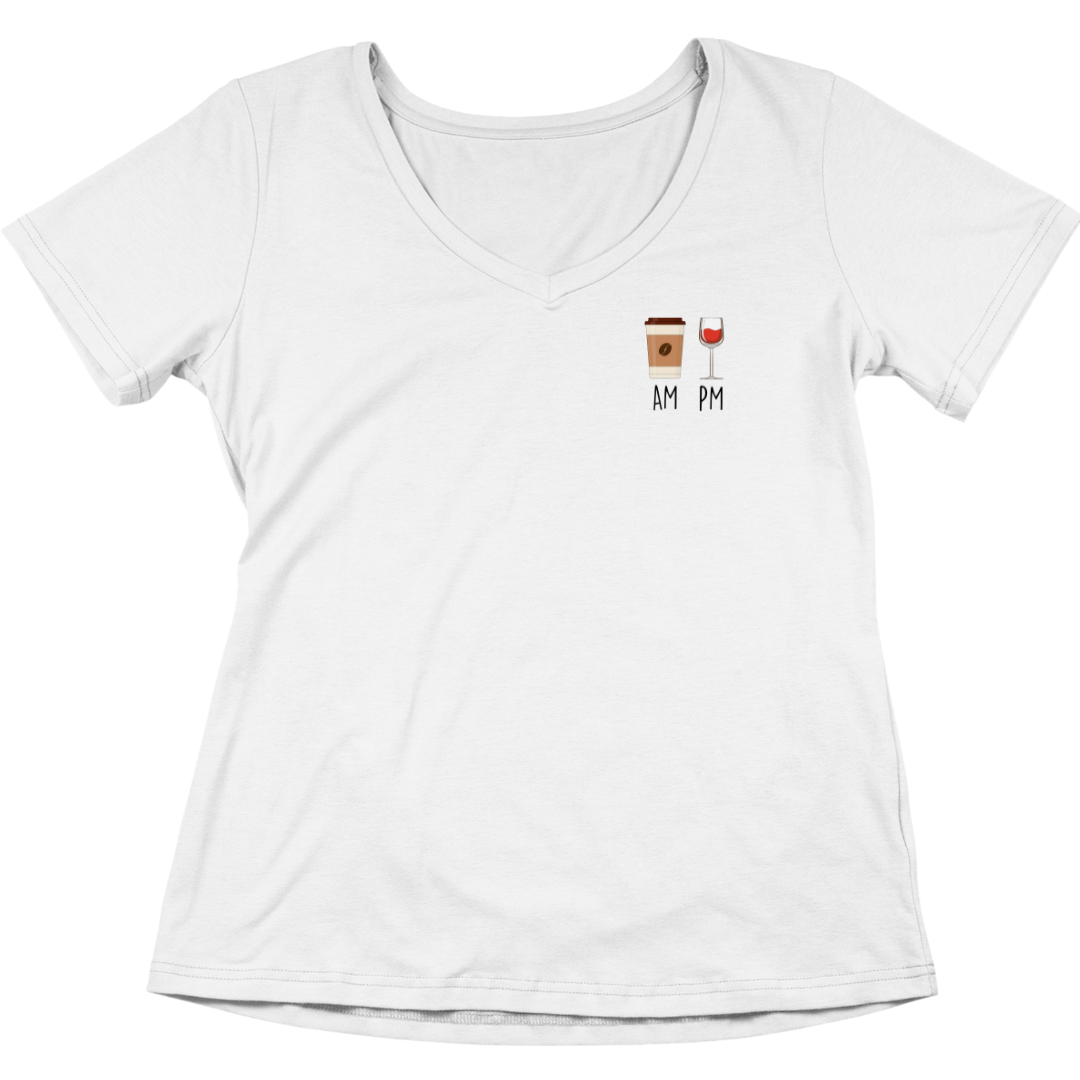 AM PM - V-Ausschnitt Damenshirt