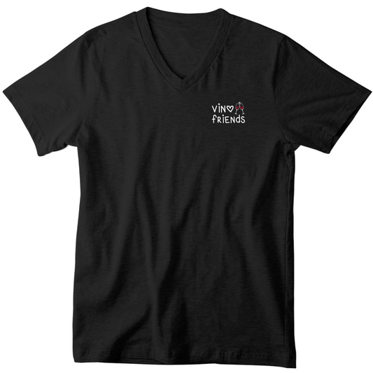 Vinofriends - V-Ausschnitt Herrenshirt