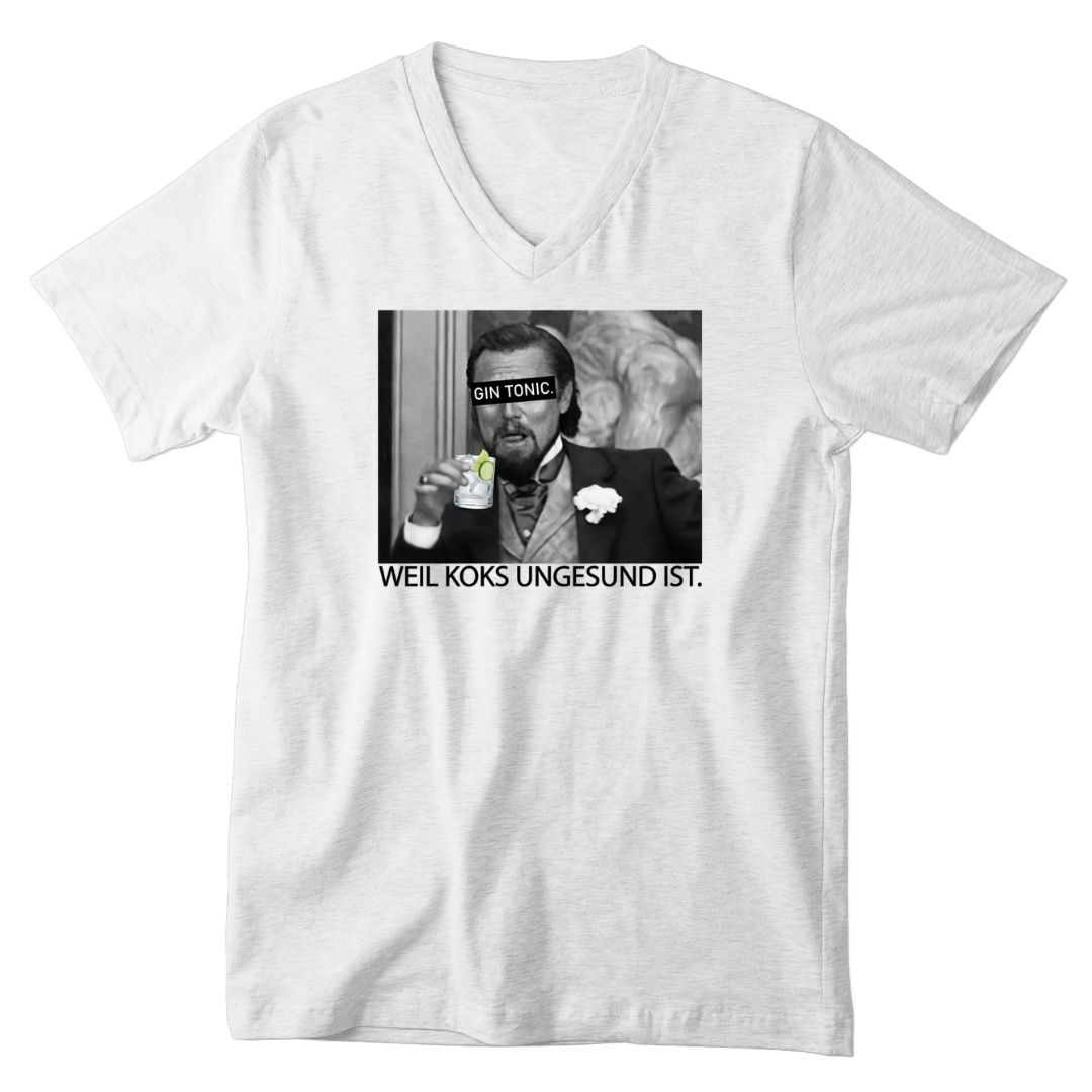 Gin Tonic DiCaprio - V-Ausschnitt Herrenshirt