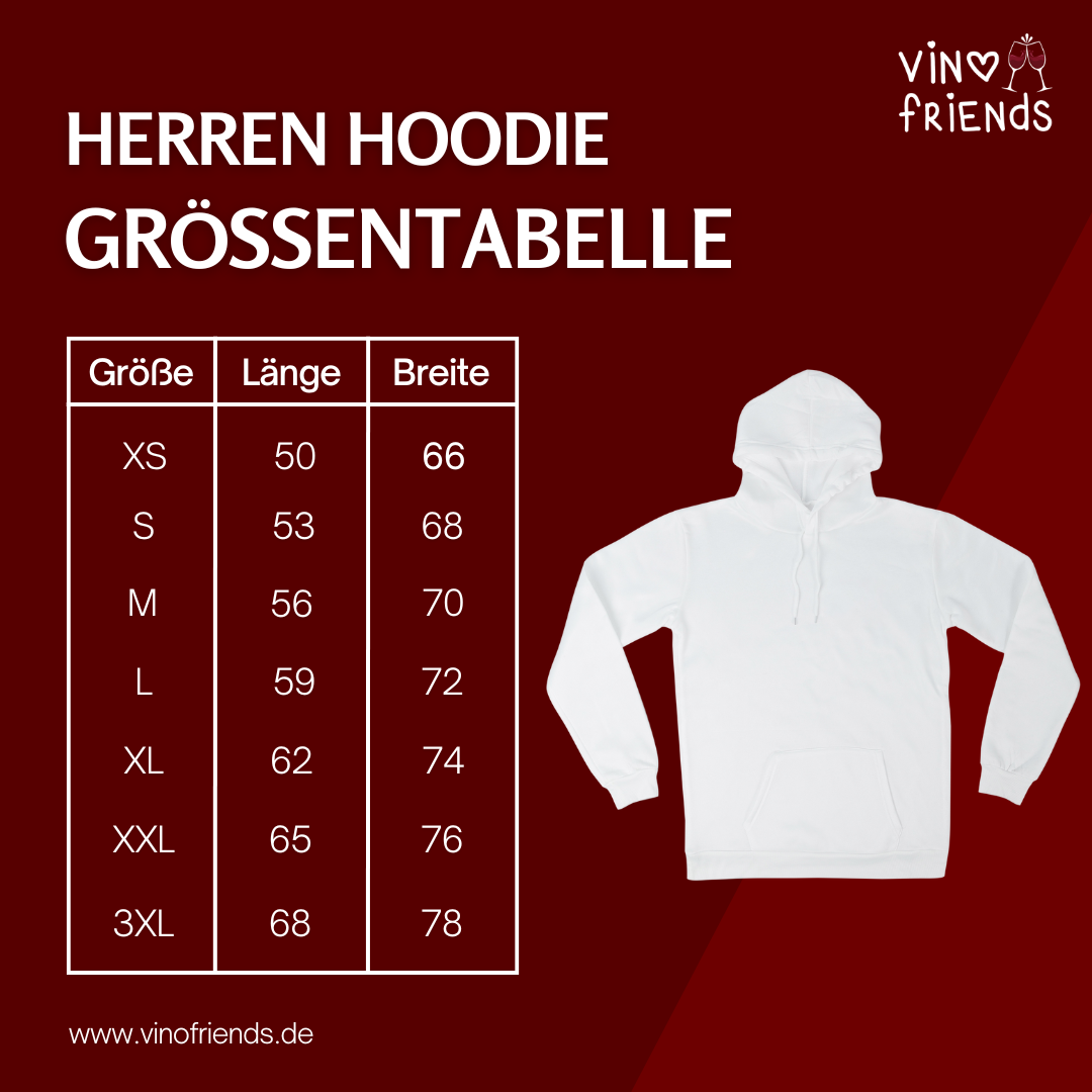 Weinliebhaber - Herren Hoodie