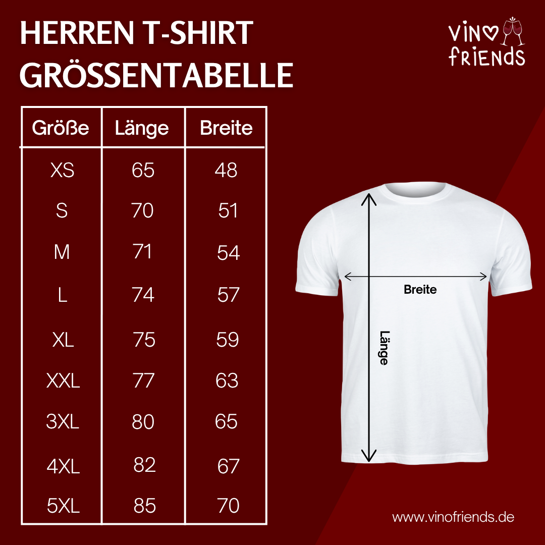 Ich bin so lieblich wie mein Wein - Herrenshirt