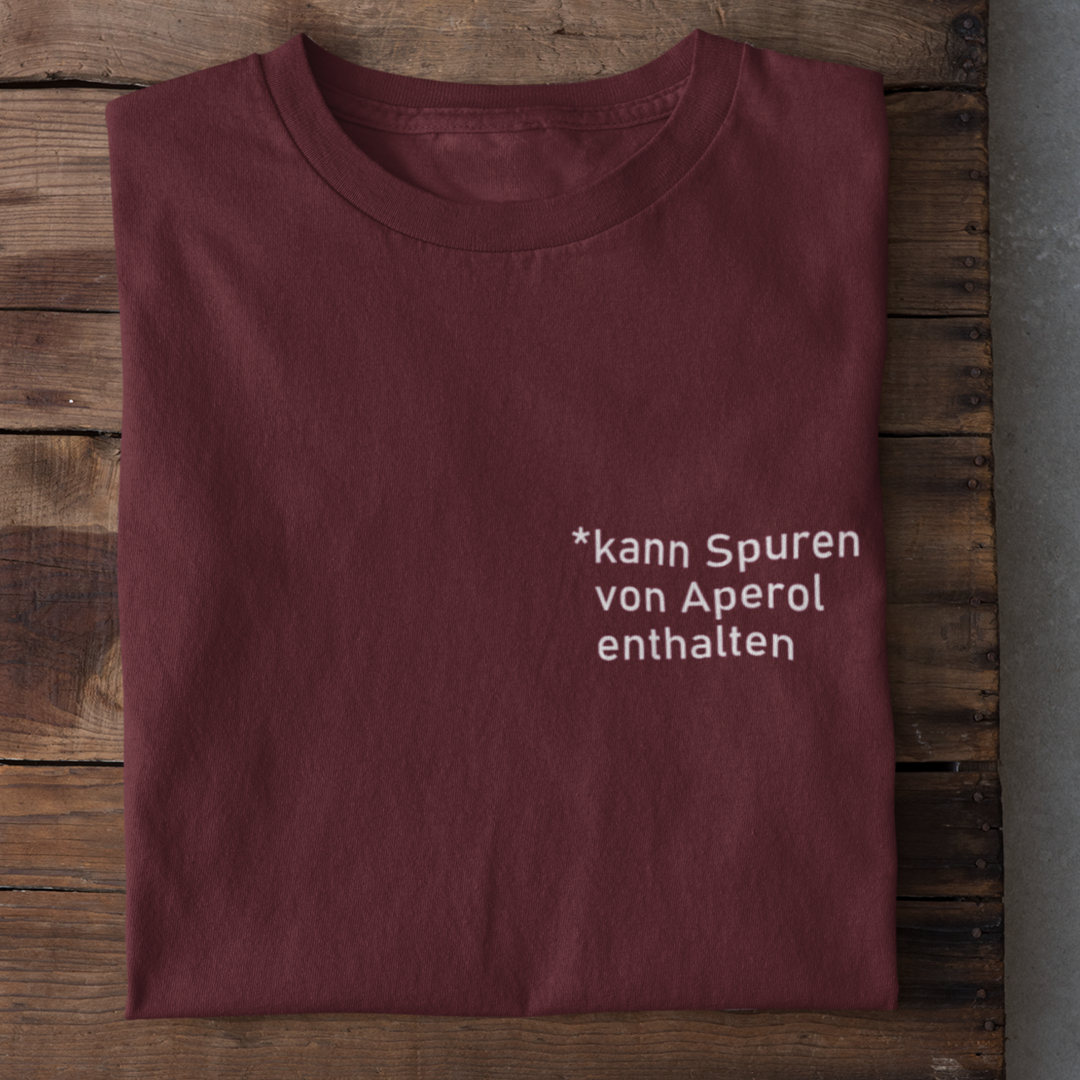 Spuren von Aperol - Herrenshirt