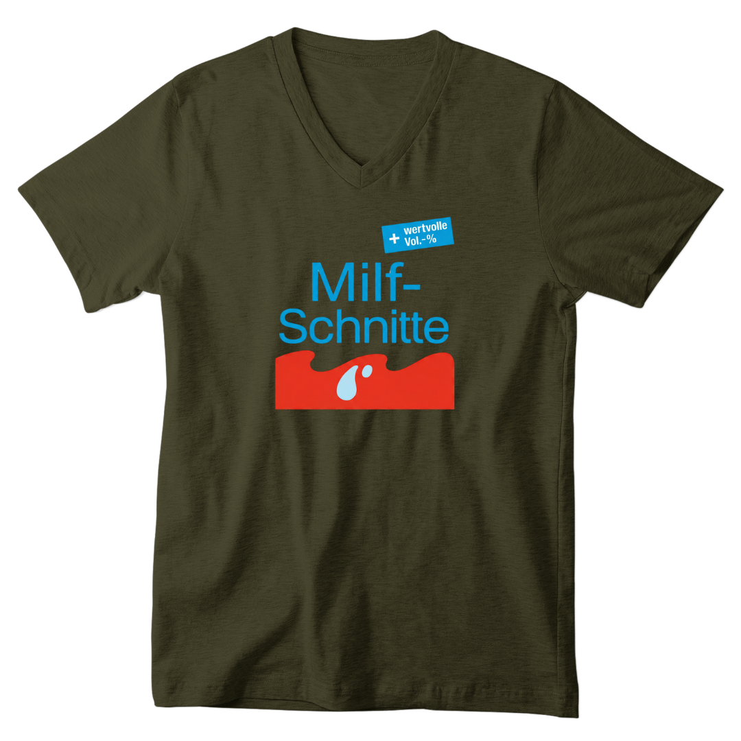Milf Schnitte - V-Ausschnitt Herrenshirt