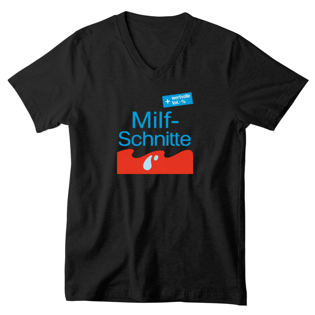 Milf Schnitte - V-Ausschnitt Herrenshirt