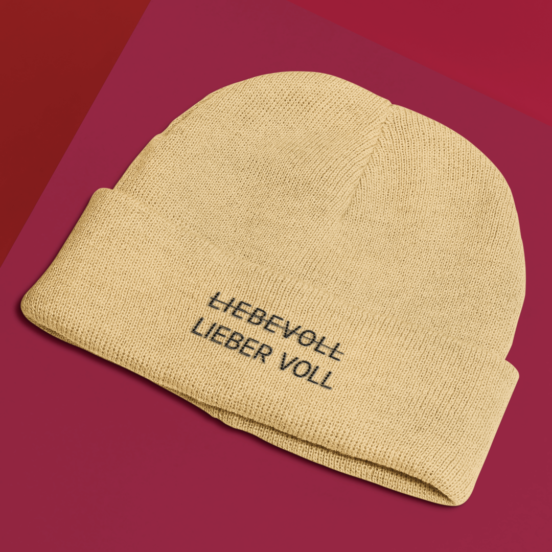 Lieber voll - Beanie