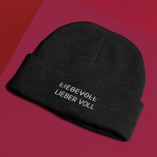 Lieber voll - Beanie