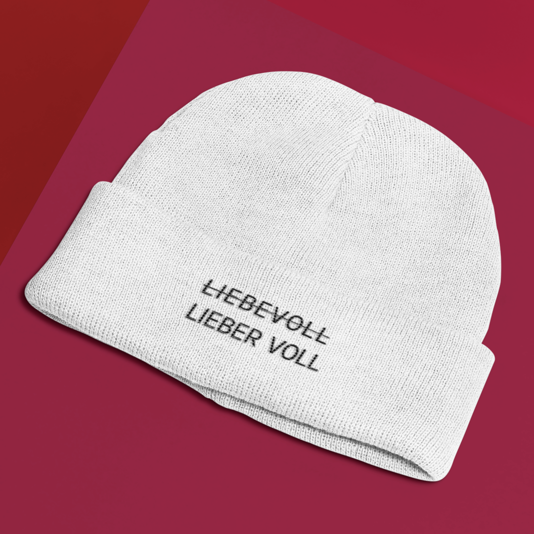 Lieber voll - Beanie