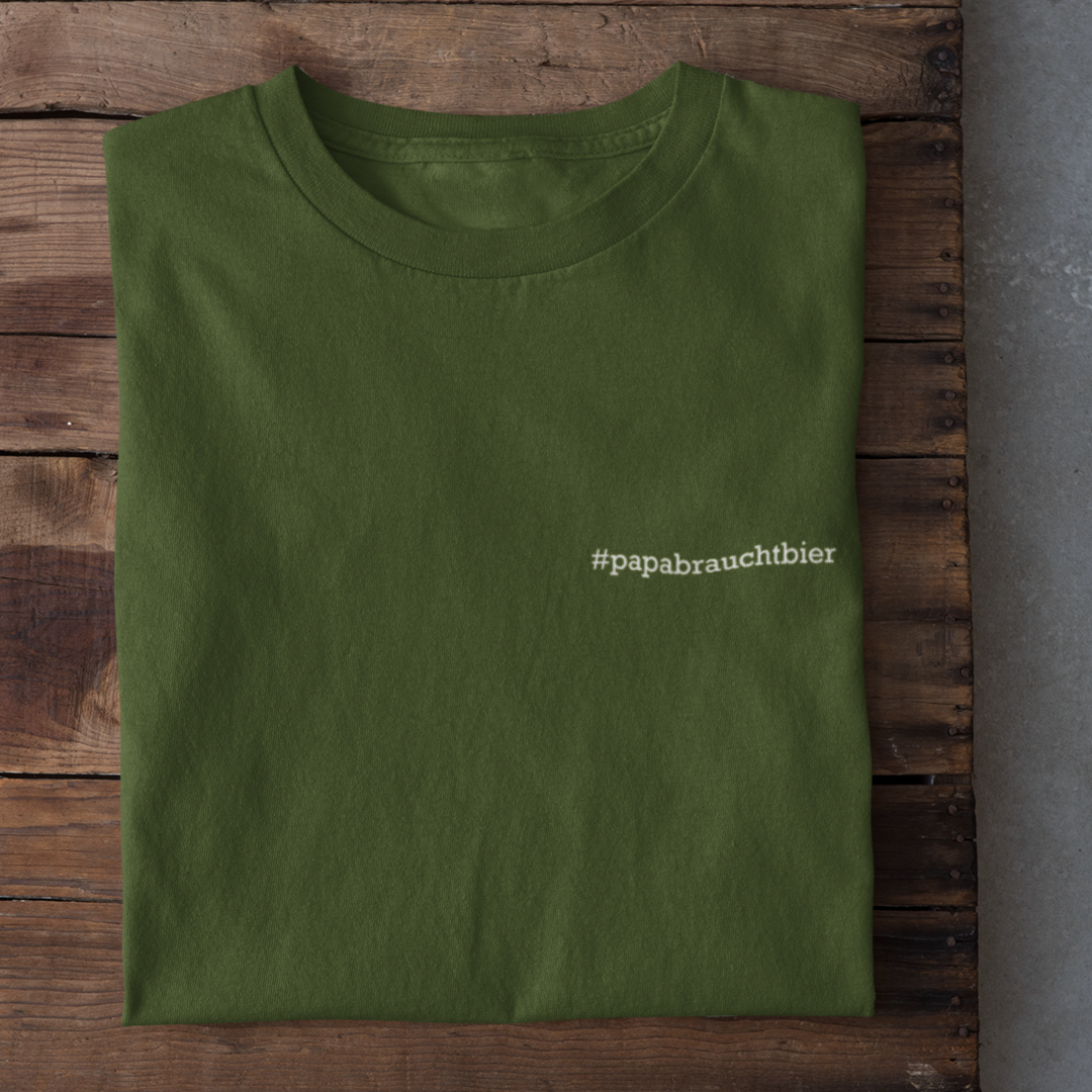 #papabrauchtbier - Herrenshirt