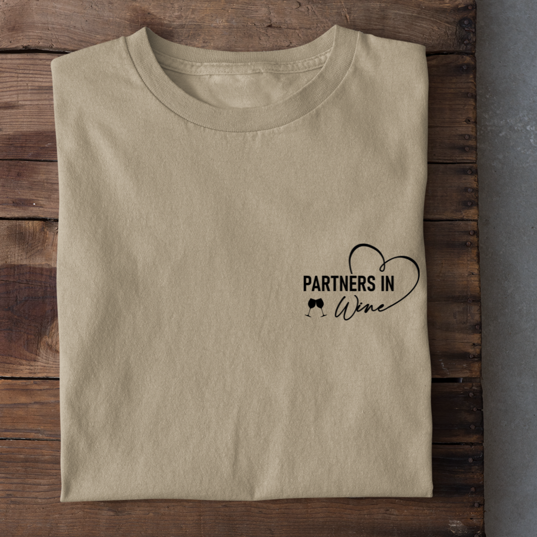 Partners in Wine - Damen Bio-Baumwoll T-Shirt