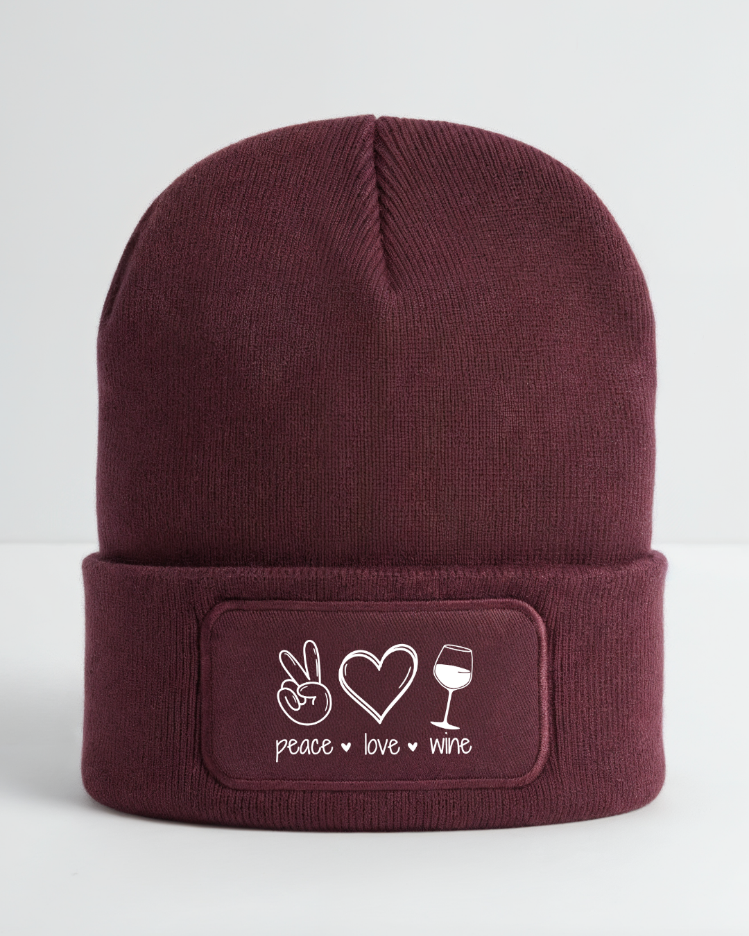 Peace Love Wine - Beanie