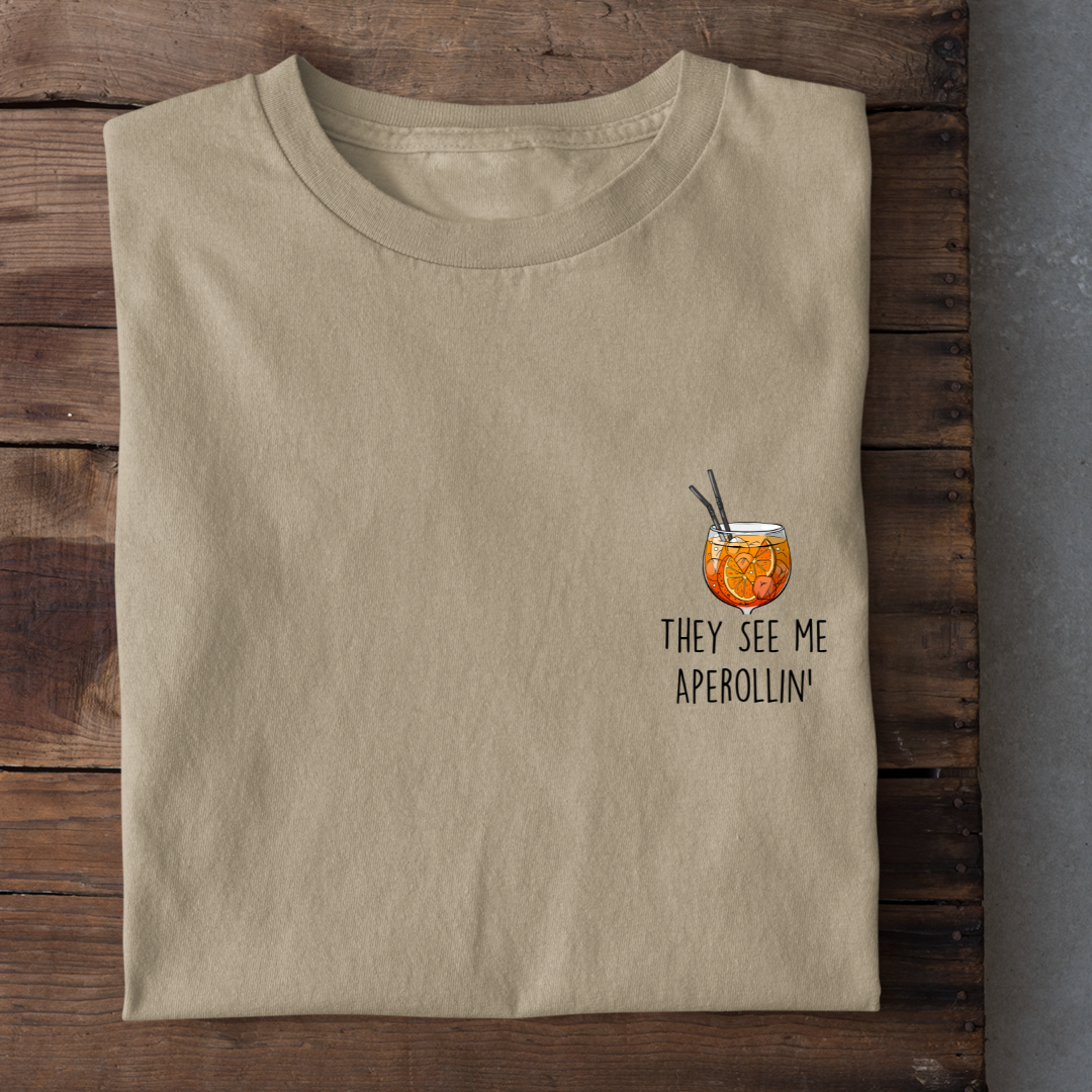 They see me Aperollin' - Herren Bio-Baumwolle T-Shirt