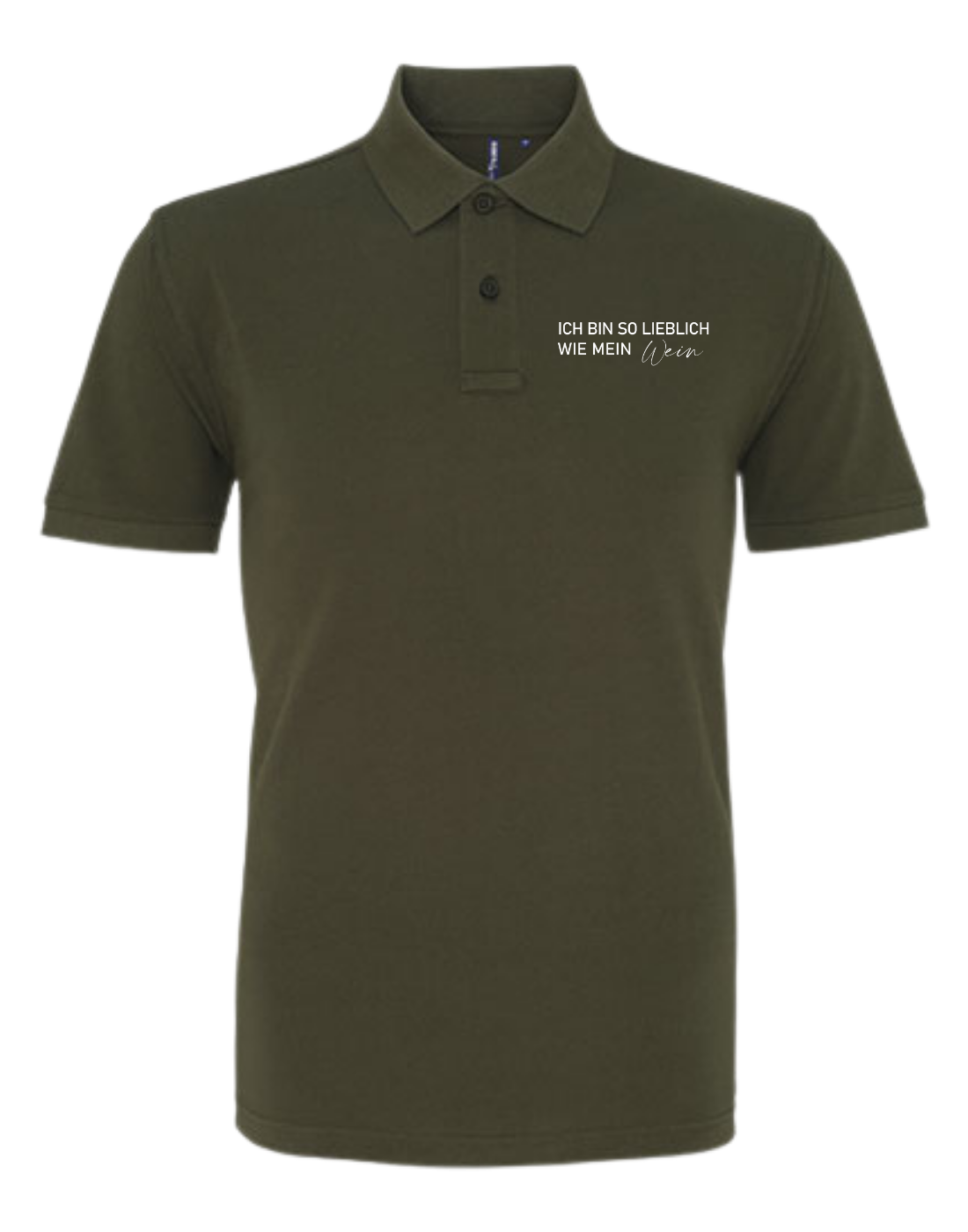 Ich bin so lieblich wie mein Wein  - Unisex Poloshirt