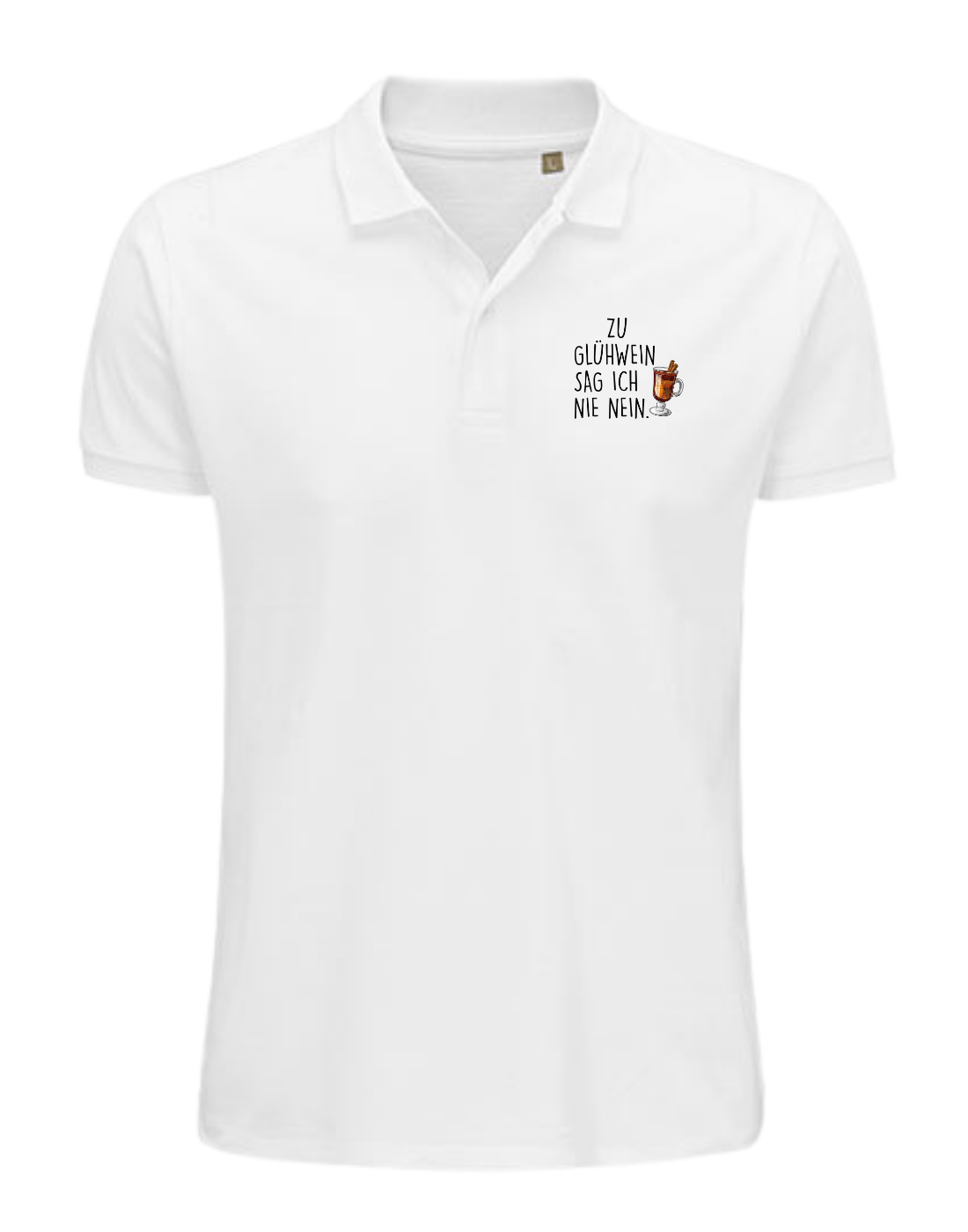 Zu Glühwein sag ich nie nein - Unisex Poloshirt