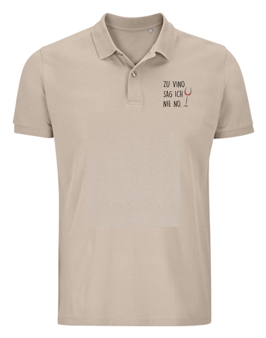 Zu Vino sag ich nie no - Unisex Poloshirt