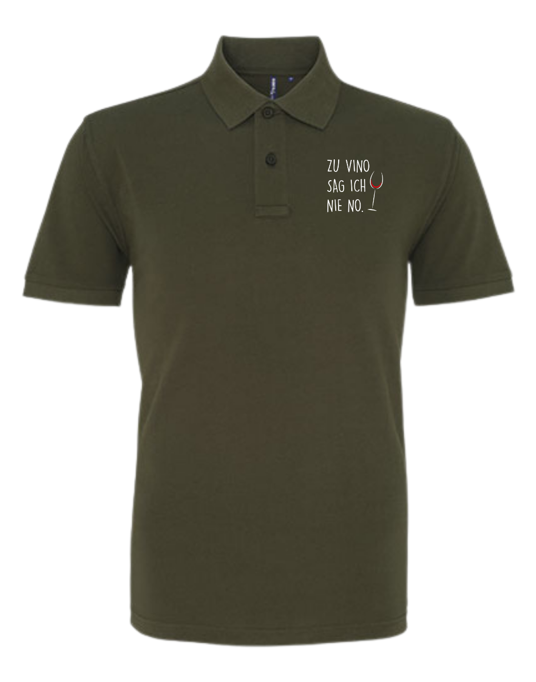 Zu Vino sag ich nie no - Unisex Poloshirt