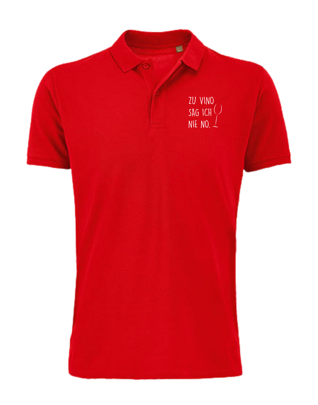 Zu Vino sag ich nie no - Unisex Poloshirt