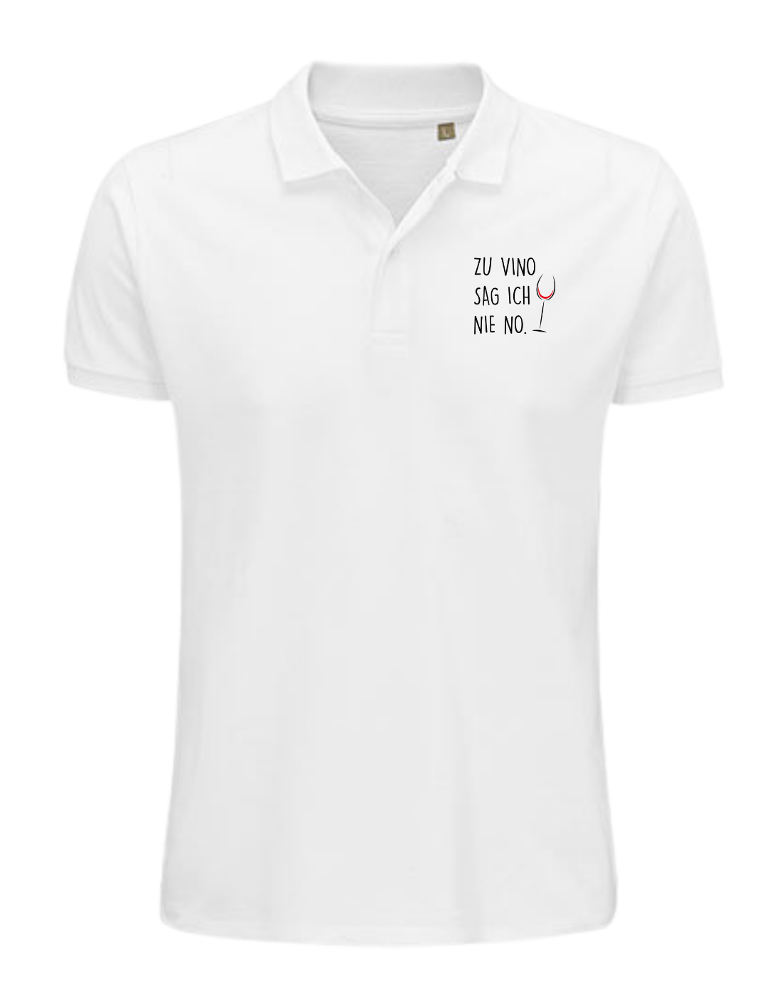 Zu Vino sag ich nie no - Unisex Poloshirt