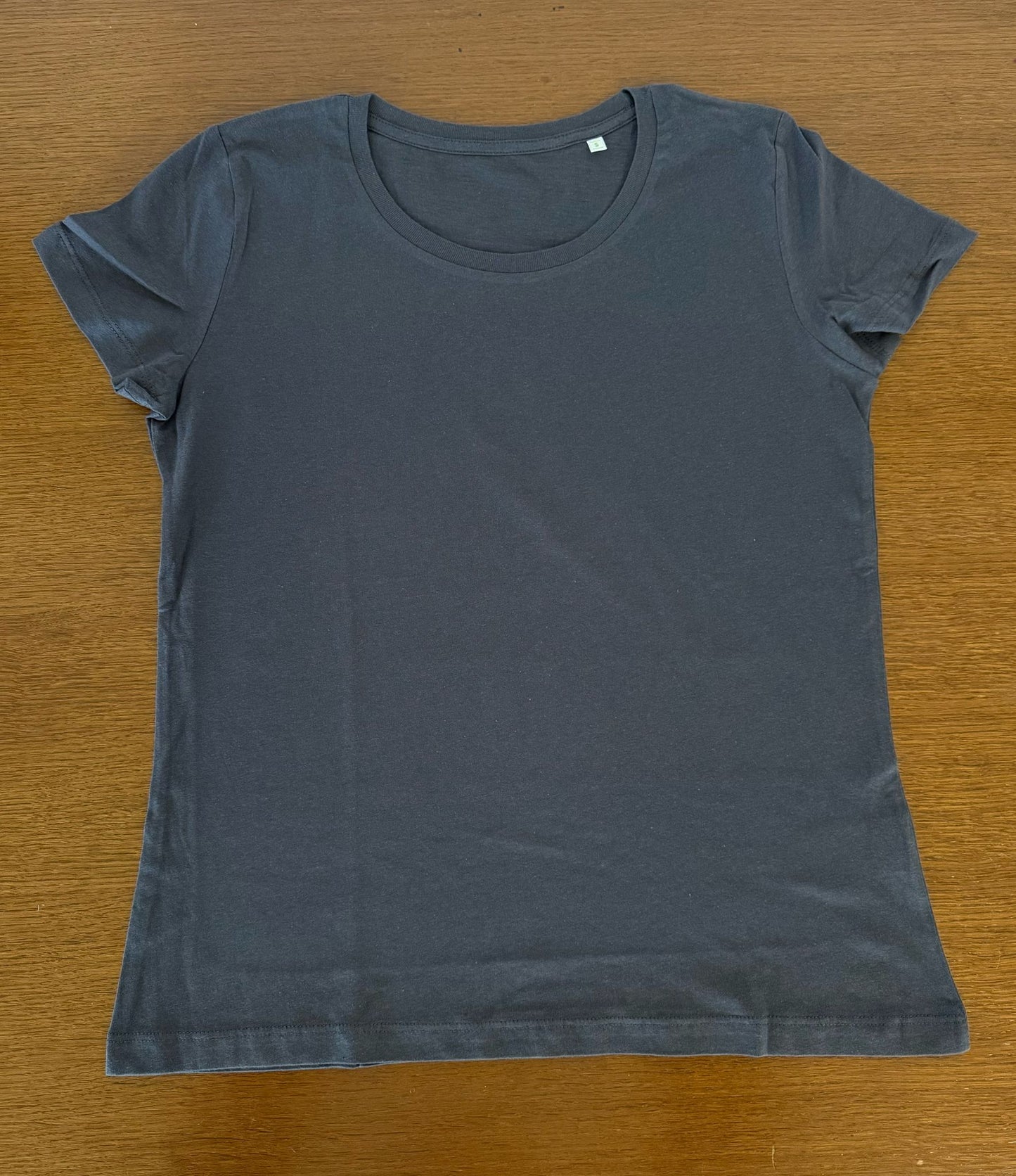 SALE - Unbedruckt - Damen Organic T-Shirt dunkelgrau