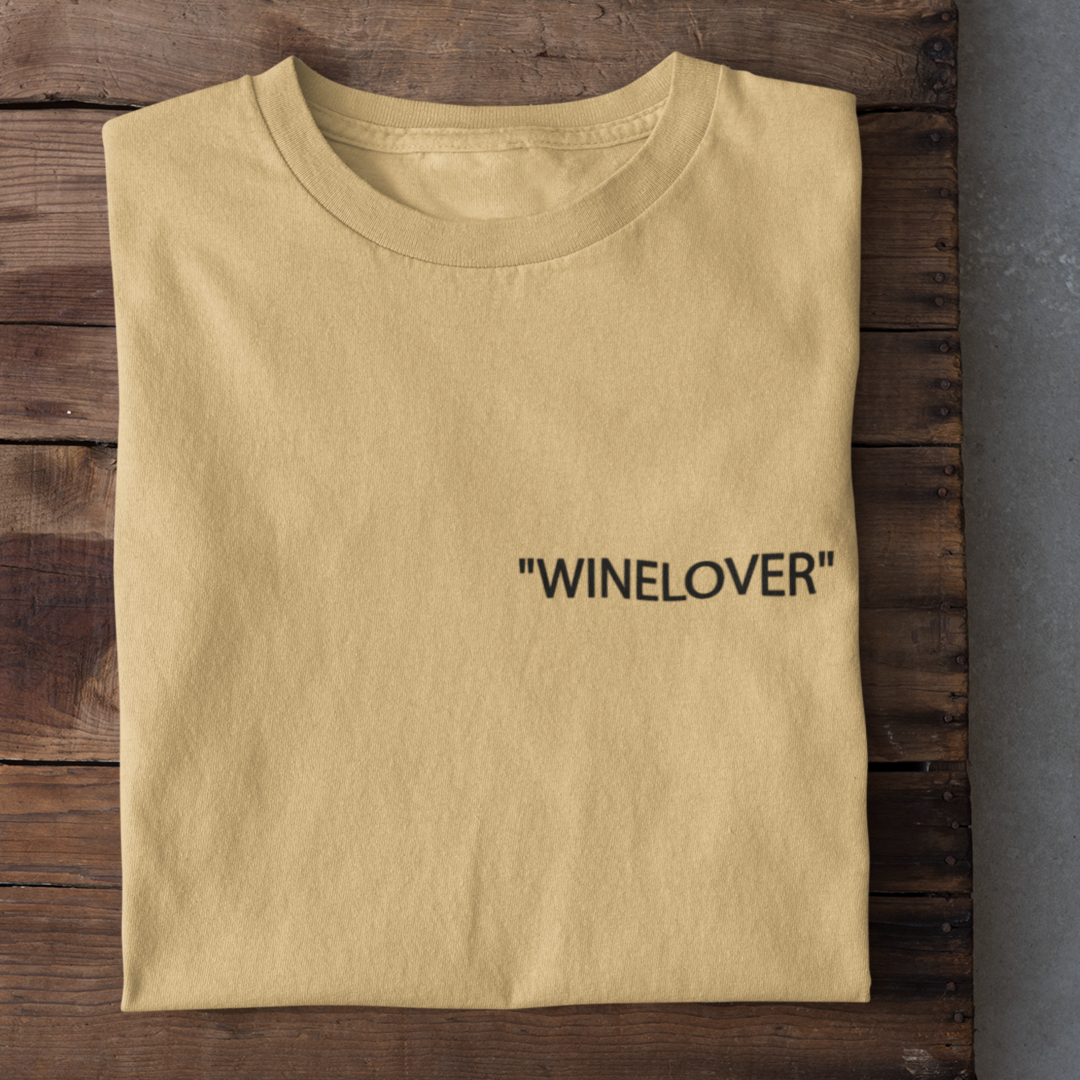 "WINELOVER" - Herrenshirt