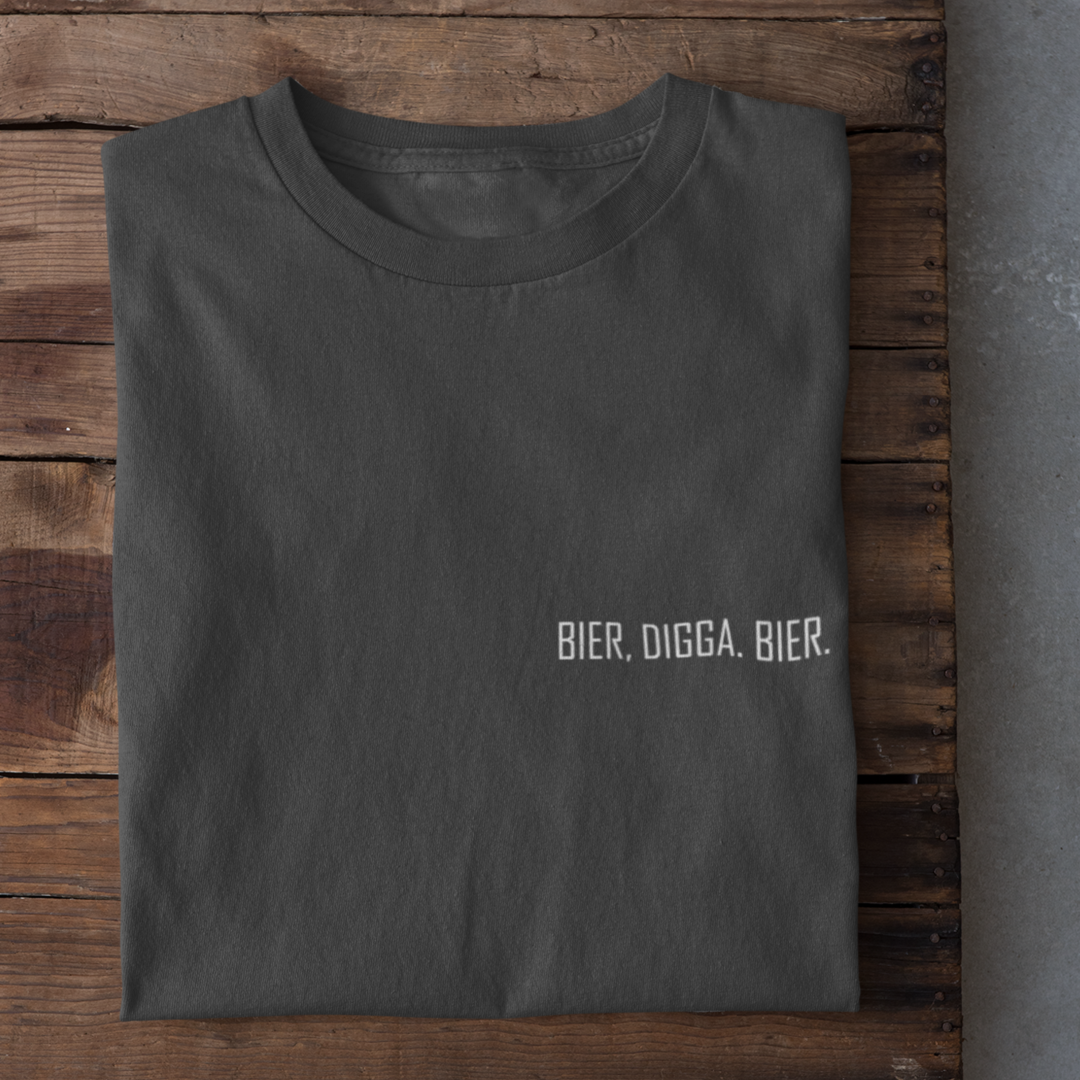 BIER, DIGGA. BIER. - Damen Bio-Baumwoll T-Shirt