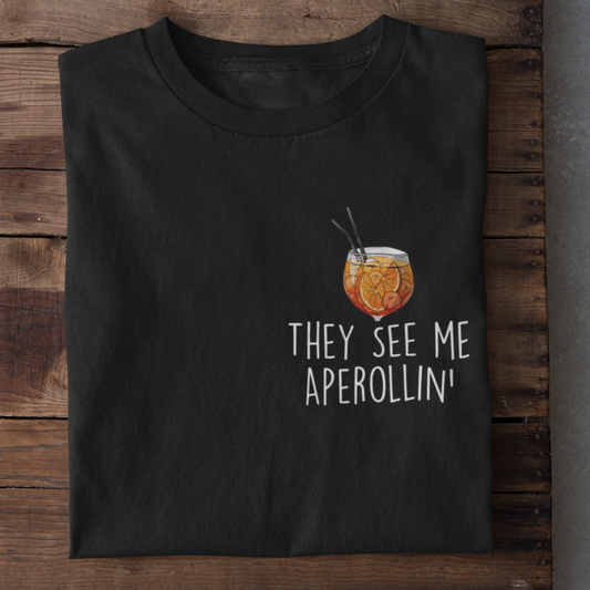 They see me Aperollin' - Herren Bio-Baumwolle T-Shirt