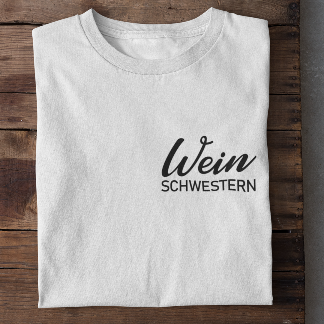 Wein Schwestern - Damen Bio-Baumwoll T-Shirt
