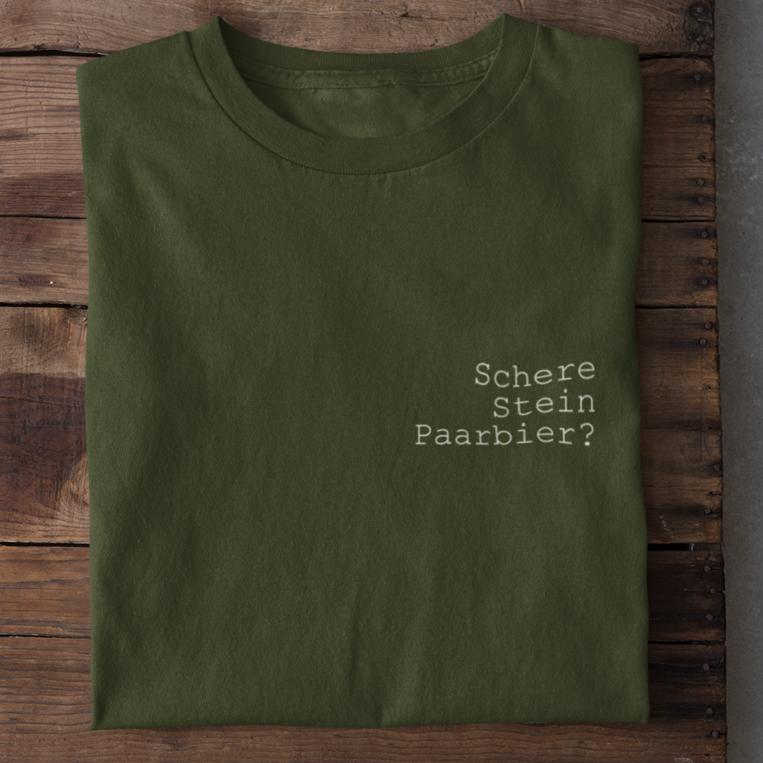 Schere Stein Paarbier? - Damenshirt