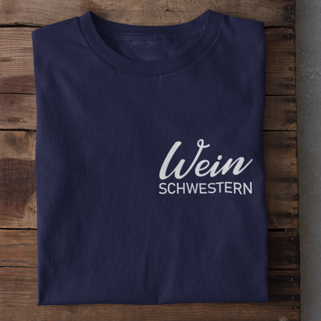 Wein Schwestern - Damen Bio-Baumwoll T-Shirt