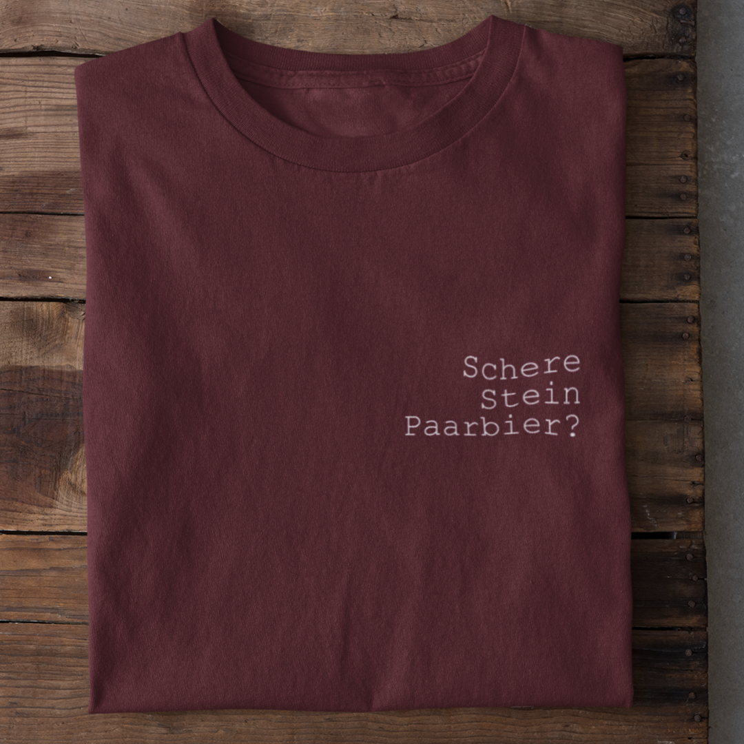 Schere Stein Paarbier? - Damenshirt